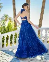 1260017 Robe Longue Azure Tropicale christiane boutique guadeloupe (2).webp