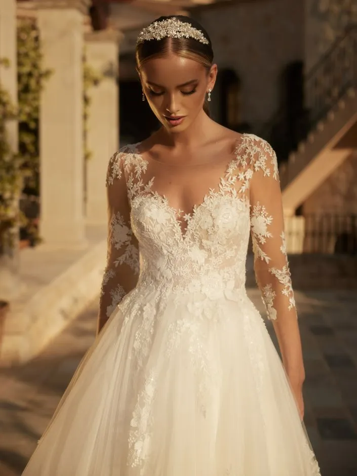 Robe de mariée princesse romantique