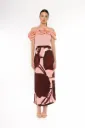 Ensemble femme top et jupe droite
