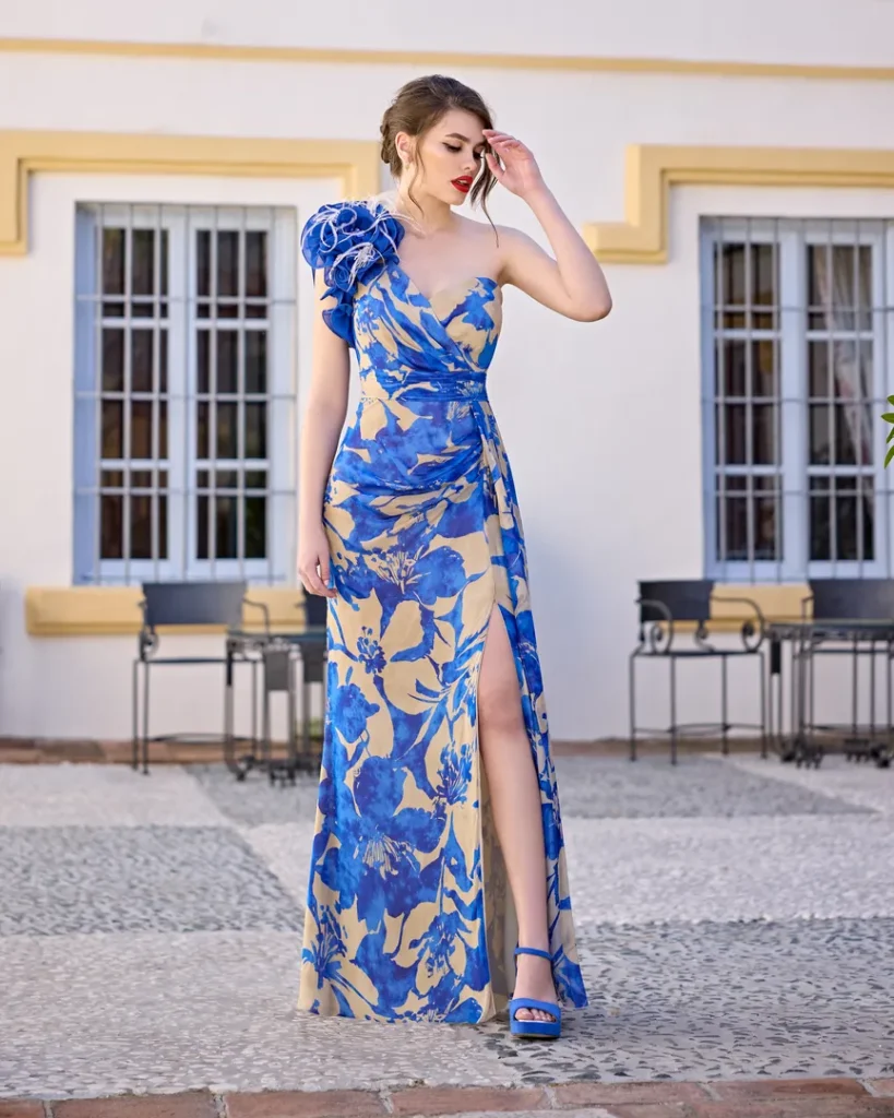 Robe Longue Bluette Florale