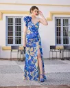 Robe Longue Bluette Florale