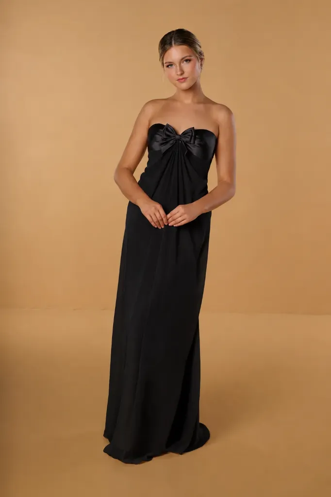 Robe longue à corsage empire, bustier cœur — 22311
