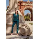 Ensemble pantalon en satin stretch et dentelle - EN356