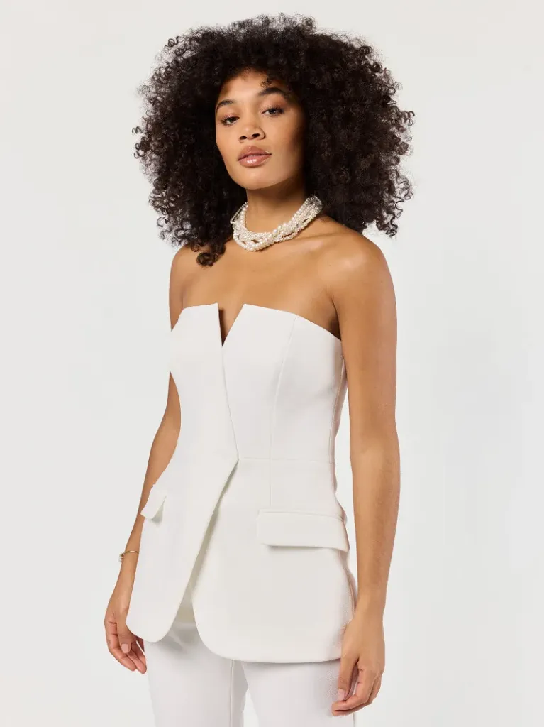 Veste bustier ivoire – Ivy